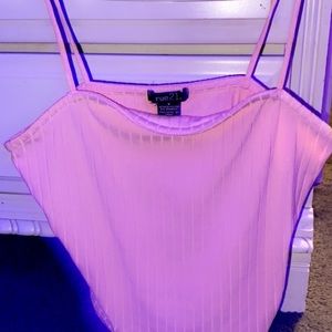 Pink crop top